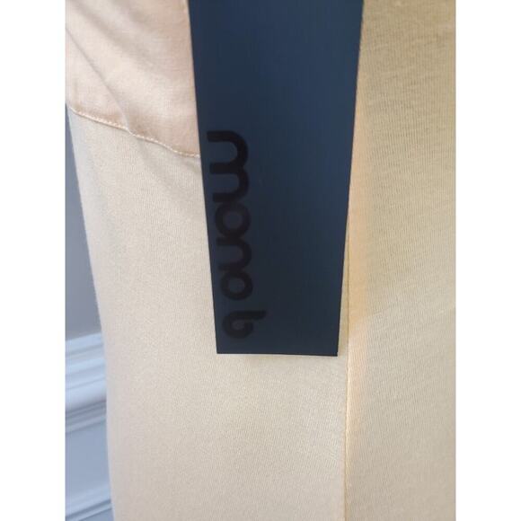 MONO Women's Yellow Solid Casual Short Sleeve Regular Fit V-Neck T Shirt Top - Picture 11 of 14